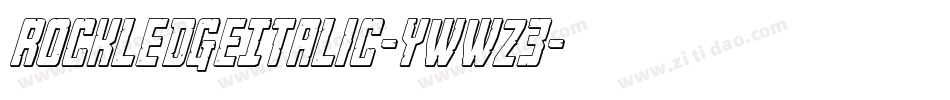RockledgeItalic-ywwZ3字体转换