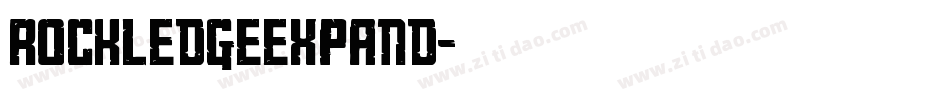 rockledgeexpand字体转换