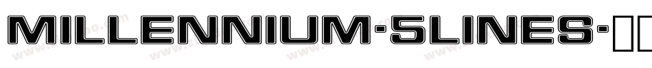 Millennium-5lines字体转换