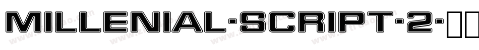 millenial-script-2字体转换