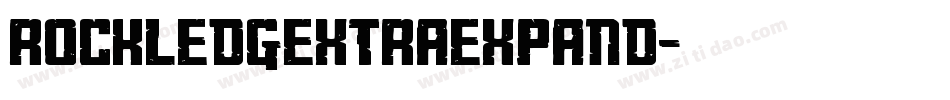 rockledgextraexpand字体转换