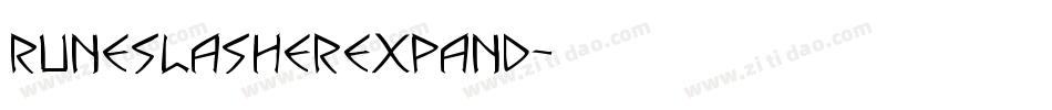 runeslasherexpand字体转换