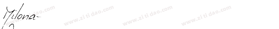 Milona字体转换