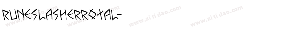 runeslasherrotal字体转换