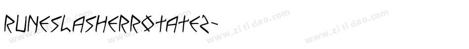 runeslasherrotate2字体转换