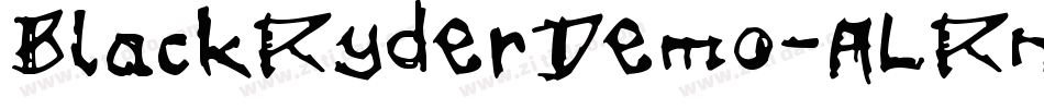BlackRyderDemo-ALRnD字体转换