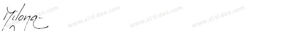 Milona字体转换