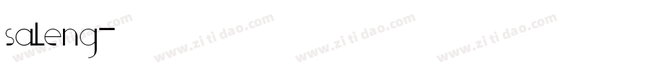 saleng字体转换
