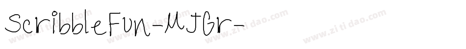 ScribbleFun-MJGr字体转换