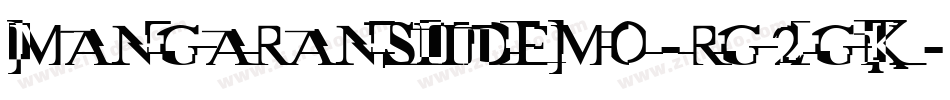 MangaransIiDemo-rg2gK字体转换