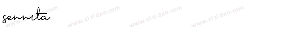 sennita字体转换