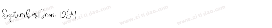 September11Icon-12J4字体转换