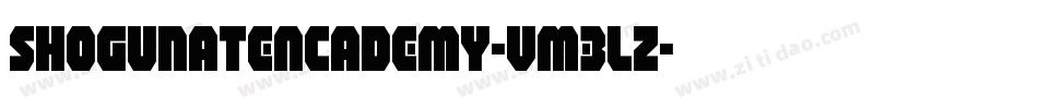 ShogunateAcademy-vm3lZ字体转换