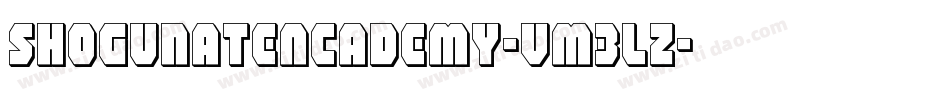 ShogunateAcademy-vm3lZ字体转换