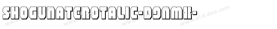 ShogunateRotalic-d9AmX字体转换