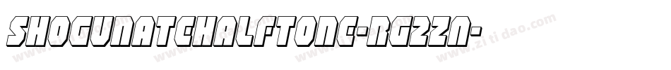 ShogunateHalftone-rg2ZA字体转换