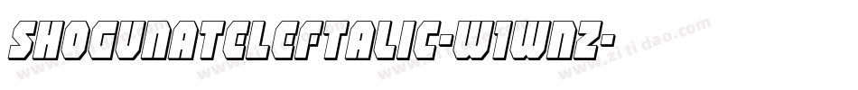 ShogunateLeftalic-w1wnZ字体转换