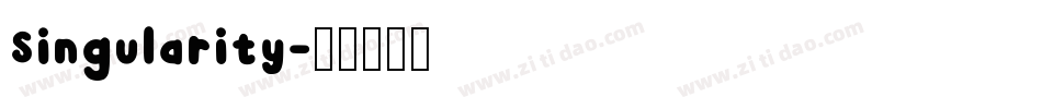 Singularity字体转换