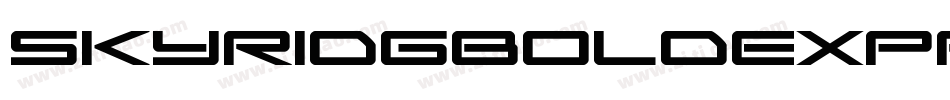 skyridgboldexpand字体转换