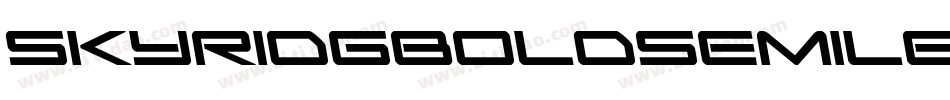 skyridgboldsemileft字体转换