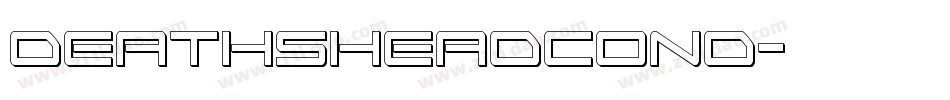 deathsheadcond字体转换
