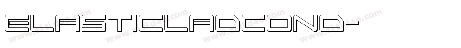 elasticladcond字体转换