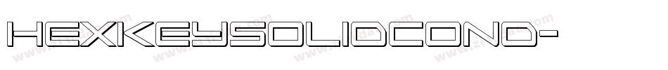hexkeysolidcond字体转换