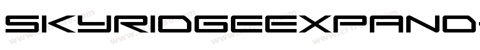 skyridgeexpand字体转换