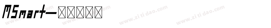 MSmart字体转换