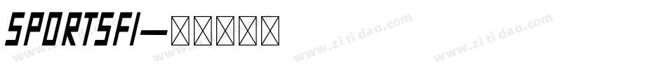 SPORTSFI字体转换