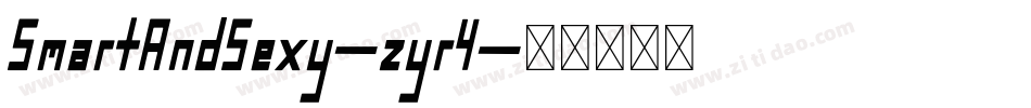 SmartAndSexy-zyr4字体转换