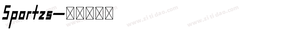 Sportzs字体转换