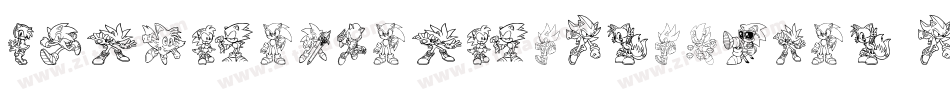 SonicAdvance2Regular-2Dg3字体转换