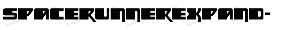 spacerunnerexpand字体转换