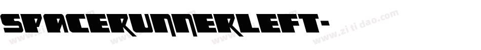 spacerunnerleft字体转换