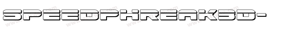 speedphreak3d字体转换