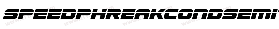 speedphreakcondsemital字体转换