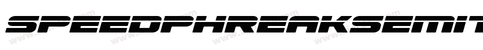 speedphreaksemital字体转换