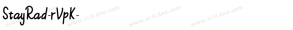 StayRad-rVpK字体转换