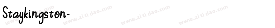 Staykingston字体转换