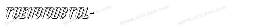 theimmortal字体转换