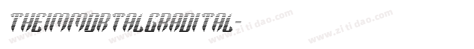theimmortalgradital字体转换