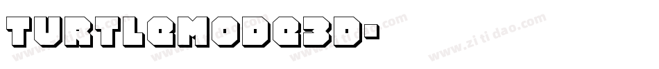 turtlemode3d字体转换