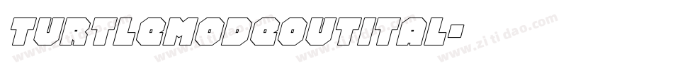 turtlemodeoutital字体转换