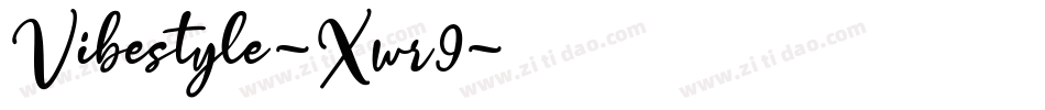 Vibestyle-Xwr9字体转换