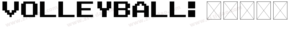 volleyball字体转换