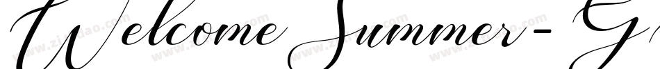 WelcomeSummer-GOqXP字体转换