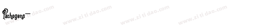 Pathogens字体转换