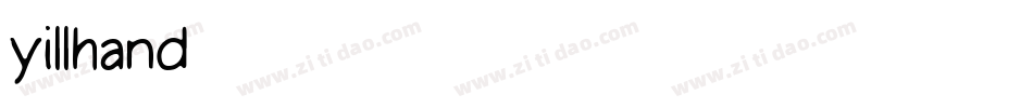 yillhand字体转换