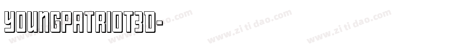 youngpatriot3d字体转换